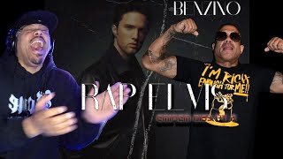 OKAY BENZINO IS RAPPIN  Rap Elvis  BENZINO  EMINEM DISS  Reaction  COMMENTARY [upl. by Egidio659]