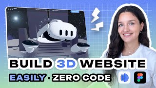 EASILY build 3D animated website with No code Dora amp Figma [upl. by Zere]