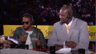 Kevin Hart on the Inside the NBA 2013 All Star Game half time show [upl. by Neyut]