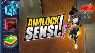 This Aimlock Setting Gives 99 Headshots Bluestacks 4 l Msi 4 [upl. by Hanas]