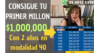 Consigue tu primer millón  con 2 años en mod 40 [upl. by Karin]