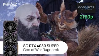 KFA2 SG GeForce RTX 4080 SUPER Black  God of War Ragnarok  2160p 4K разрешение [upl. by Nuahsyd]