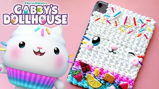 Lets Make Cakeys Sprinkle Party Tablet Case  DecoDen DIY  GABBYS DOLLHOUSE [upl. by Gianna]