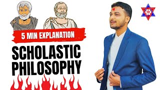 Scholastic Philosophy Explained by Resish Regmi  BBM  BBA  Important Video  Nepali Tricks Ujjwal [upl. by Ochs43]