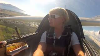 PW5 Glider Flight Paraparaumu [upl. by Nagle]