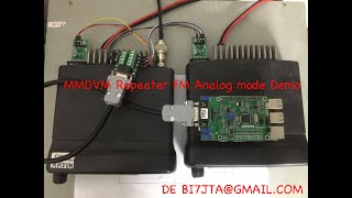 GM338 CDM1250 CDM1550 CDM750 MCX760 MMDVM Repeater FM Analog Test Demo [upl. by Quintie]