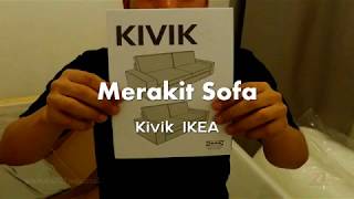 Assembling IKEA Kivik Sofa Timelapse [upl. by Ahsemo481]