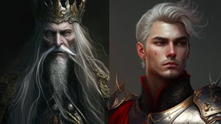 Every Targaryen King  AI Generated Game of Thrones Characters [upl. by Desiri]