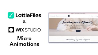 How to Add Micro Animations on Wix Studio via LottieFiles [upl. by Assed139]