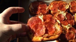 Pizza Huts Garlic Bread Pizza Lazy Lowbrow Delicious [upl. by Chiaki835]