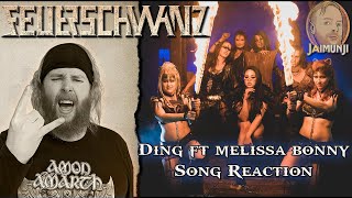 FEUERSCHWANZ ft Melissa Bonny  Ding SEEED Cover Song Reaction [upl. by Meerek]