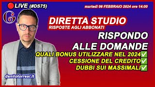 Superbonus 110 lavori non ultimati senza la proroga  06 feb 2024  DS75 [upl. by Adabel292]