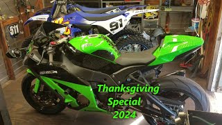 111 Thanksgiving Special 2024 Want to be a MX Mechanic Servicing a ZX10R amp Riding it to MotoBros [upl. by Zipporah]