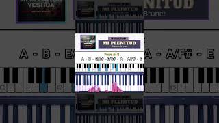 Mi Plenitud  Marcos Brunet  Tutorial Piano [upl. by Damian]