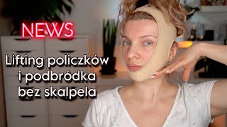 Lifting policzków i podbródka bez skalpela 👉 Opaska liftingująca  co daje i jak jej używać [upl. by Ytsanyd]