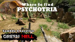 Where to find psychotria at Lambda 2 I Green Hell Tutorials Psychotria GreenHell2020 [upl. by Zrike270]