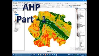 Landslide susceptibility maping By using AHP method part 01 [upl. by Kenlay]