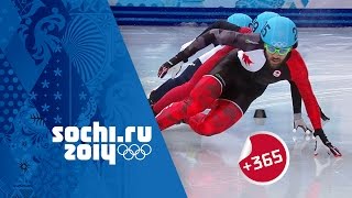 Hamelin Gold  Mens Short Track Speed Skating 1500m Full Final  Sochi365 [upl. by Dela]