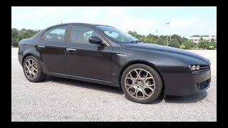 2010 Alfa Romeo 159 22 JTS StartUp and Full Vehicle Tour [upl. by Nicko944]