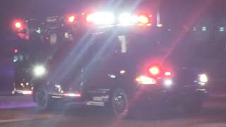 Bossier City Fire Dept Rescue Responding [upl. by Euqirdor]