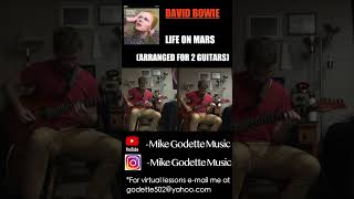 David Bowie  Life On Mars Arranged for 2 Guitars davidbowie lifeonmars [upl. by Pravit]