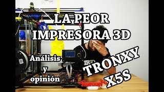 Review tronxy X5S  ¿Merece la pena  La quotpeorquot impresora 3D [upl. by Roddie]