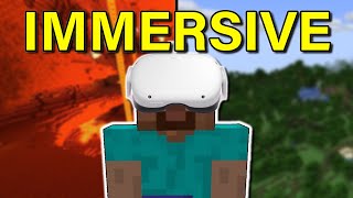 this is the most IMMERSIVE way to play Minecraft [upl. by Osber]