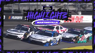 Xfinity Series playoff racing at Martinsville is underway [upl. by Godfrey]