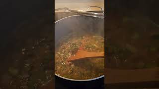 Ginisang monggo na may chicken cookingathome asmrvideo asmrfood [upl. by Enaj]