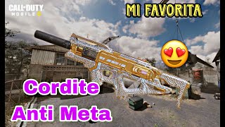 La mejor clase Anti Meta  Cordite  Call Of Duty Mobile [upl. by Almira]