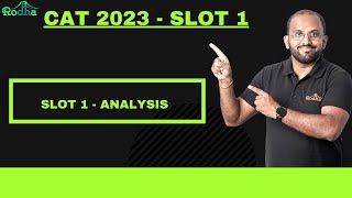 CAT 2023 Slot 1 Analysis [upl. by Grubb]