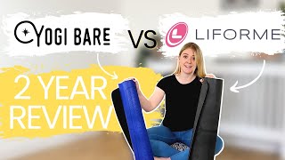 Yoga Mat 2 Year Review  Liforme vs Yogi Bare  Emily Rowell Yoga [upl. by Mariand]