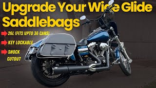 Best Looking and Innovative Dyna Wide Glide Saddlebags [upl. by Ahsemik]