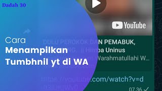 CARA MEMEUNCULKAN TUMBNAIL YT DI WA FB DLL Dadah 30 [upl. by Chappelka]