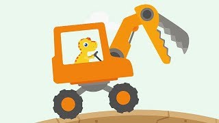 Dinosaur Digger 3  6 Powerful Machines  Eftsei Gaming [upl. by Nylak]