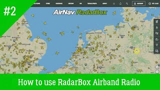 How to use RadarBox Airband Radio 📻✈ [upl. by Firman]