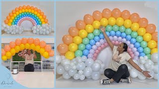 🌈COME FARE UN ARCOBALENO DI PALLONCINI🌈 [upl. by Maje]