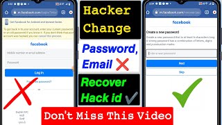 How to Recover Facebook Hacked account without Email and Phone number 2024  fb hack recover 2024 [upl. by Yaral63]