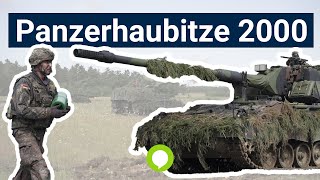 Erster scharfer Schuss des Panzerartilleriebataillons 375 mit der Panzerhaubitze 2000 [upl. by Terbecki]