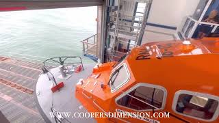 RNLI Tenby Lifeboat launch Tenby Pembrokeshire Tamar class Haydn Miller Coopers Dimension [upl. by Ck]