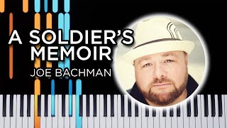 A Soldiers Memoir Joe Bachman  Piano Tutorial [upl. by Nairdna53]