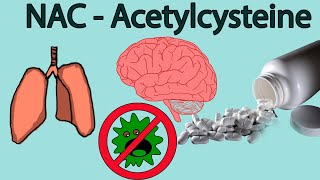 Acetylcysteine NAC  Indications mechanism of action NAC potentially best supplement [upl. by Ifill]