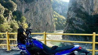 Riding around Konitsa Yamaha Tenere 700  Insta360X3 4K [upl. by Nomled]