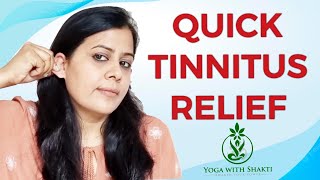 Tinnitus Quick relief with easy Acupressure Therapy Yoga Breathing amp Mudra Therapy  Ear problems [upl. by Heng]