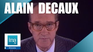 quotBrasillach la mort en facequot raconté par Alain Decaux  Archive INA [upl. by Nauqe]