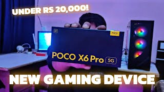 POCO X6 Pro Unboxing And GAMING REVIEW⚡ Dimensity 8300 Ultra 15K AMOLED UNDER 20K [upl. by Ronym]