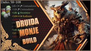 ☘️ BUILD DRUIDA MONJE ☘️  Guías Multiclase Baldurs Gate 3 [upl. by Hedgcock]