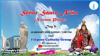 DAY 9 SEÑOR SANTO NIÑO NOVENA PRAYER│ 14 JANUARY 2024 SUNDAY 200 PM [upl. by Ettereve546]