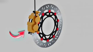 What Happens Inside Your Motorcycle Disc Brakes [upl. by Cardew255]