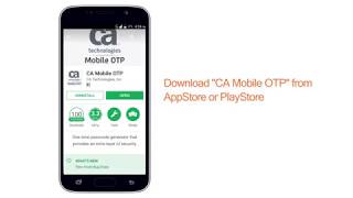 Generate OTP for Baroda Connect using CA Mobile OTP App [upl. by Vaasta471]